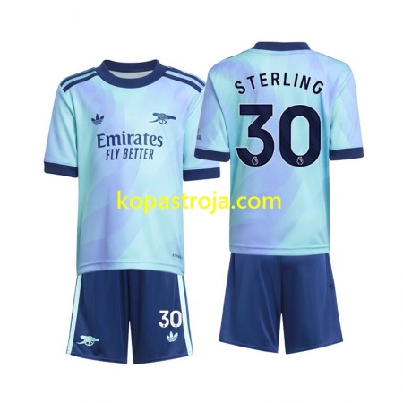 Billiga Fotbollströjor Arsenal Sterling 30 Barn Tredje tröja 2024/25 Kortärmad